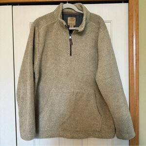 Telluride Clothing Company Men's Sherpa Quarter Zip Pullover Sweater